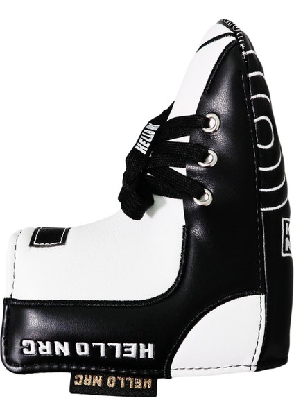 Golf Atıcı Kafa Kapak Ayakkabı Şekli Guard Sleeve Guard Club Aksesuarları Siyah (Yurt Dışından)