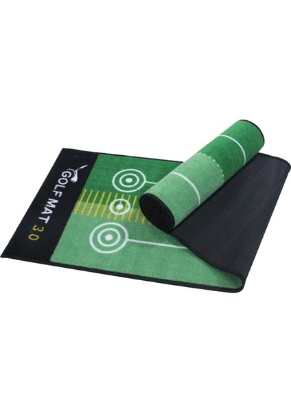 Çim Golf Eğitim Mat Vuruş Yardım Aile Golf Oyunu Halı Taşınabilir Ofis Çift Hattı (Yurt Dışından)