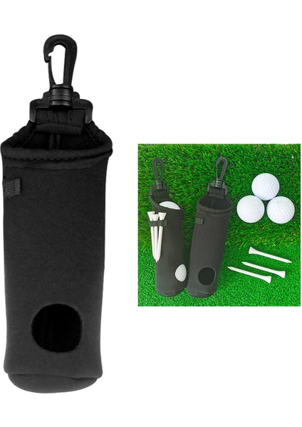 Tutucu Küçük Taşınabilir Kanca ile Hafif Golf Aksesuarları Bel Çanta Kılıfı Siyah Çanta (Yurt Dışından) modelleri