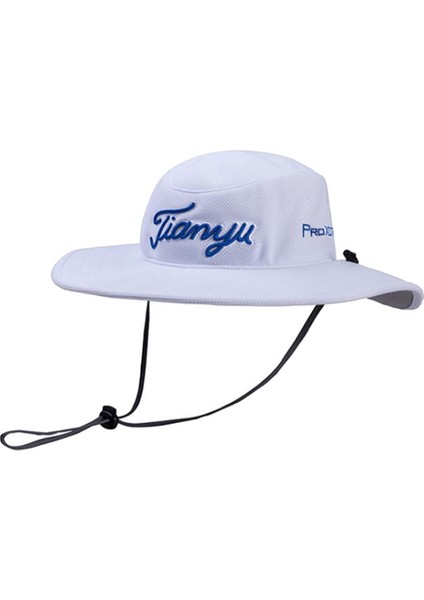 Unise x Kova Şapka Mesh Polyester Güneş Koruma Golf Balıkçılık Avcılık Mavi Kelimeler Yazdır (Yurt Dışından)