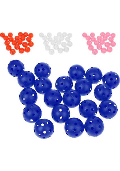 20 Parça Plastik Hollow Uygulama Tenis Topu Eğitim Golf Topları Turuncu (Yurt Dışından) fırsatları