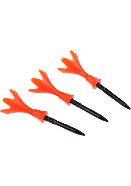 3 Adet Taşınabilir Plastik Dönebilen Golf Tees Ayarlanabilir Yükseklik Golf Tees Turuncu (Yurt Dışından) fırsatları