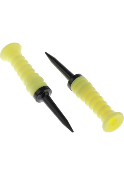 1 Çift Pratik Düşük Direnç Dayanıklı Elastik Golf Tees Uygulama Aksesuar Sarı (Yurt Dışından) fırsatları