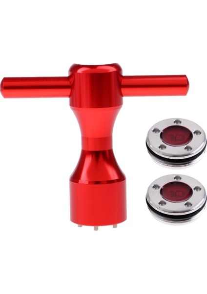 2 x 5 / 10/15 / 20G Golf Atıcı Ağırlıklar ve Anahtarı Aracı 10G Kırmızı (Yurt Dışından)