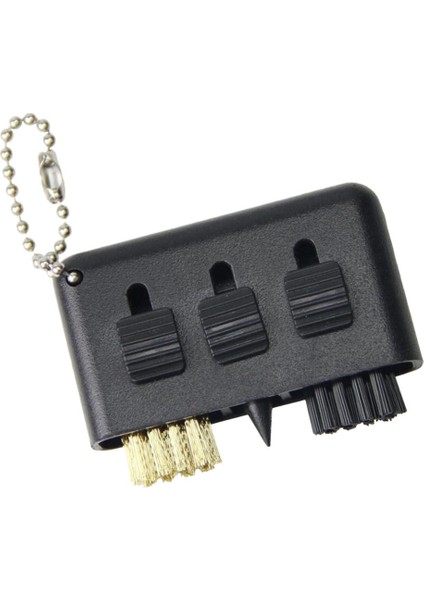 2.17 x 1.2''brass Naylon Fırça Temizleyici Golf Kulübü Groove İçin Temizleme Aracı Kiti (Yurt Dışından)