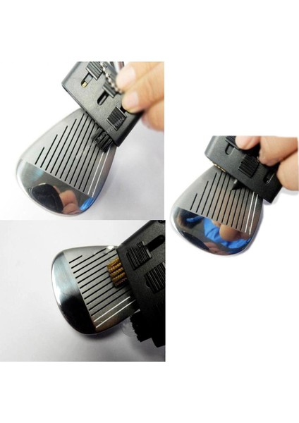 2.17 x 1.2''brass Naylon Fırça Temizleyici Golf Kulübü Groove İçin Temizleme Aracı Kiti (Yurt Dışından) indirimleri