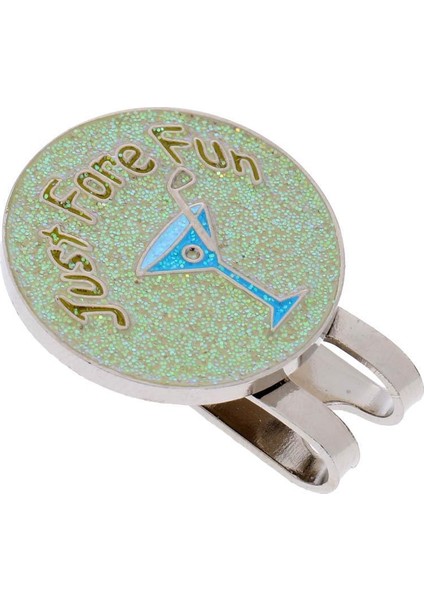 Manyetik Çıkarılabilir Golf Top Marker ile Alaşım Şapka Klip Sadece Ön Eğlenceli 2 # Flaş Tozu (Yurt Dışından)