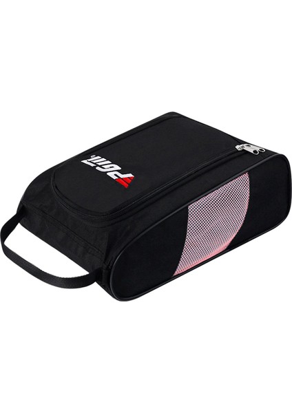 Golf Ayakkabı Çanta Cepler Bagaj Fermuarlı Spor Ayakkabı Taşıyıcı Depolama Oyuncu Siyah Pembe (Yurt Dışından) fiyatları