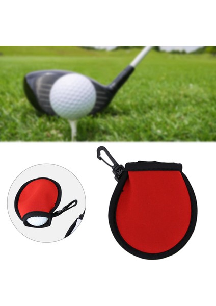 Golf Ball Temizleyici Yıkanabilir Kanca ile Silinme Topları Aksesuarları Kırmızı (Yurt Dışından) fırsatları