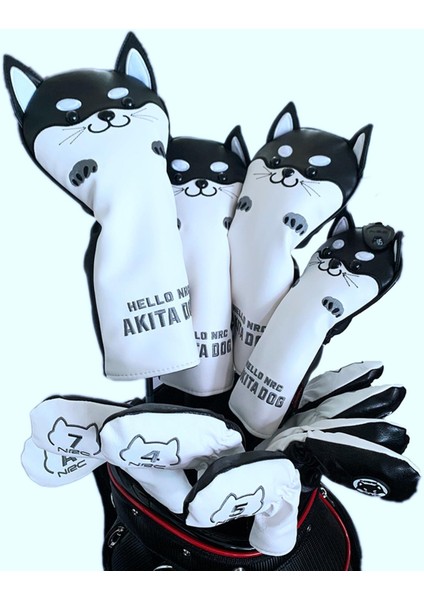 Su Geçirmez Golf Sürücüsü Başağı Koruyucu Headcover Guard ile No. Tag Fw Siyah (Yurt Dışından) fırsatları