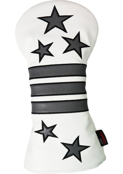 Dayanıklı Golf Ahşap Kafa Kapak Sürücüleri Headcover Koruyucu Yıldız Çizim Korumalı M 1pc (Yurt Dışından)