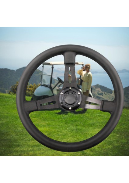 Golf Sepeti Direksiyon Simidi Pu Dıy 10.6 "ıd Universal Fit Sports Direksiyon Simidi (Yurt Dışından) fırsatları