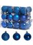 3 Kutu 3cm Ev Noel Ağacı Dekor Topu (Mavi)(Yurt Dışından) 1