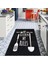 Çatal Bıçak Desenli Kitchen Rules Sloganlı Modern Dekoratif Mutfak Halısı KG2091 3