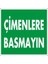 Çimenlere Basmayın Pvc Uyarı - İkaz Levhası 1