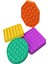 Pop It Push Bubble Fidget Özel Popit Duyusal Oyuncak Zihinsel Stres Oyunu 1 Adet 3