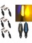 Akan Su Işığı Evrensel Motosiklet Motosiklet LED Turn Sinyal Göstergesi Mavi (Yurt Dışından) 3