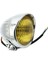 Harley Cruiser Cafe Racer Chrome Mount Chrome Mount Amber Lens Için Retro LED Far 12V Far (Yurt Dışından) 2