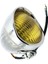 Harley Cruiser Cafe Racer Chrome Mount Chrome Mount Amber Lens Için Retro LED Far 12V Far (Yurt Dışından) 4