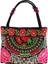 Nakış Seyahat Omuz Çantası Çift Yüzlü Çiçek El Yapımı Çanta 31X51CM C(Yurt Dışından) 2