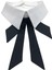Klasik Sahte Yaka Bowknot Gömlek Çıkarılabilir Hırka Dickey Yaka - Beyaz 1