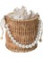 Kadınlar Için Rattan Çantası Boho Tarzı Üst Sap Saman Çantası Yaz Turu Için 1