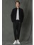 Alex Spor Erkek Chino Pantolon Tailored Fit Siyah 2
