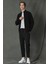 Alex Spor Erkek Chino Pantolon Tailored Fit Siyah 4