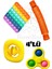 Fidget Set Stres Giderici Set Popit Snapperz Pop It Stres Çarkı Pop Tubes 1