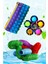 Pop It Push Bubble Fidget Oyuncak Kalemlik Kalem Kutu Popit Stres Çarkı Popit ve Pop Tubes 3'lü Set 1