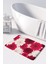 Mikrofiber Banyo Paspası, Kaymaz Taban, Makinede Yıkanabilir, Banyo Halısı 2