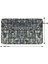 Mikrofiber Banyo Paspası, Kaymaz Taban, Makinede Yıkanabilir, Banyo Halısı (50X80) 4