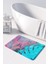 Mikrofiber Banyo Paspası, Kaymaz Taban, Makinede Yıkanabilir, Banyo Halısı (50X80) 1