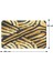 Mikrofiber Banyo Paspası, Kaymaz Taban, Makinede Yıkanabilir, Banyo Halısı (50X80) 4