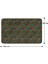 Mikrofiber Banyo Paspası, Kaymaz Taban, Makinede Yıkanabilir, Banyo Halısı (50X80) 4