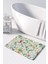 Mikrofiber Banyo Paspası, Kaymaz Taban, Makinede Yıkanabilir, Banyo Halısı (50X80) 1