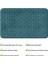 Mikrofiber Banyo Paspası, Kaymaz Taban, Makinede Yıkanabilir, Banyo Halısı (50X80) 3