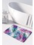 Mikrofiber Banyo Paspası, Kaymaz Taban, Makinede Yıkanabilir, Banyo Halısı 2