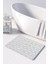 Mikrofiber Banyo Paspası, Kaymaz Taban, Makinede Yıkanabilir, Banyo Halısı 2