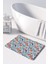 Mikrofiber Banyo Paspası, Kaymaz Taban, Makinede Yıkanabilir, Banyo Halısı 2