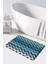 Mikrofiber Banyo Paspası, Kaymaz Taban, Makinede Yıkanabilir, Banyo Halısı 2
