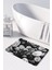 2'li Takım Banyo Paspası, Kaymaz Taban, Makinede Yıkanabilir, Banyo Halısı 2