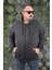 Mocgrande Büyük Beden Unisex Kapüşonlu 3ip Sweat 11701 Antrasıt 1