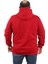 Mocgrande Büyük Beden Unisex Kapüşonlu 3ip Sweat 11701 Bordo 3