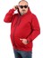 Mocgrande Büyük Beden Unisex Kapüşonlu 3ip Sweat 11701 Bordo 1