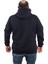 Mocgrande Büyük Beden Unisex Kapüşonlu 3ip Sweat 11701 Koyu Lacivert 3
