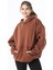 Unisex Kanguru Cepli Kapüşonlu Tam Oversize Sweatshirt Hoodie 3