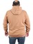 Büyük Beden Unisex Kapüşonlu 3ip Sweat 11701 S.kahve 2