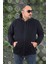 Büyük Beden Unisex Kapüşonlu 3ip Sweat 11701 Koyu Lacivert 1