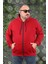 Büyük Beden Unisex Kapüşonlu 3ip Sweat 11701 Bordo 1